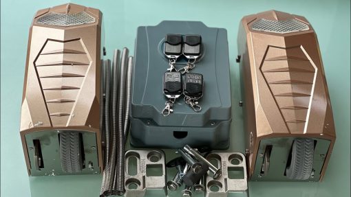 Motor cổng rùa 1200kg gồm 4 remote + 1 ĐT